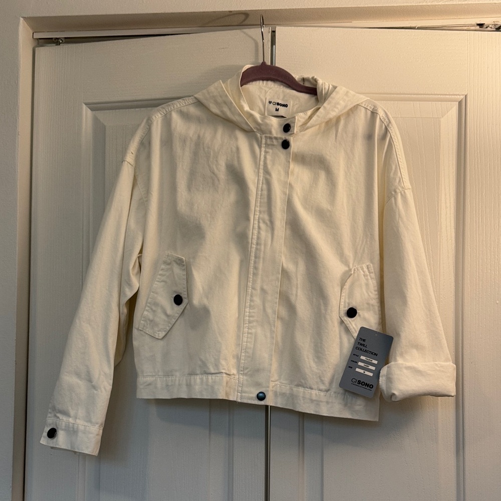 Ci Sono Kids Off-White Jean Jacket